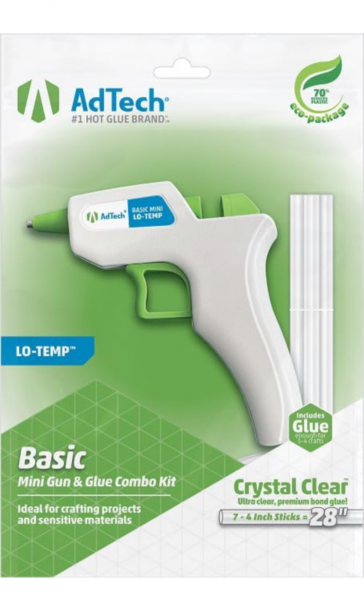 AdTech Low Temp Mini Glue Gun Kit (with 7 Glue Sticks)